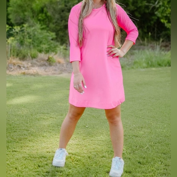 Lulu-B Dresses & Skirts - Lulu-B Hot Pink Top